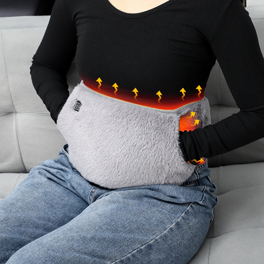 2-in-1 Electric Heating Waist Belt & Hand Warmer Great for Aches and Pains