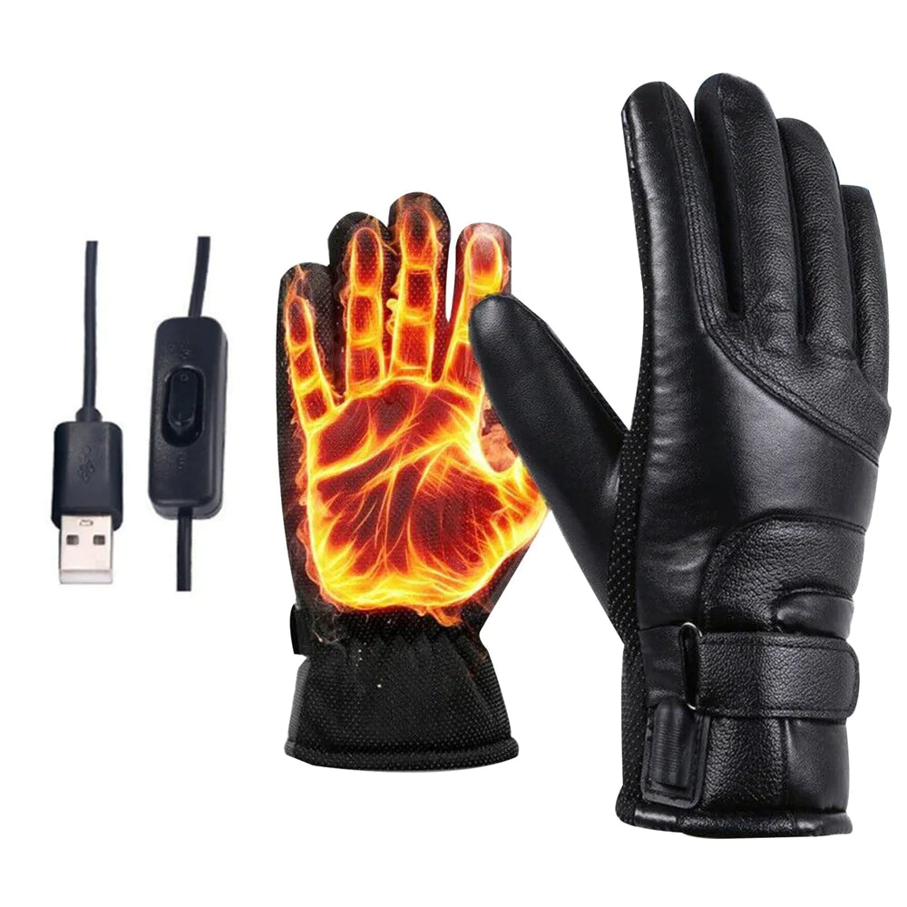 Electric USB Heated Gloves Windproof