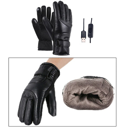 Electric USB Heated Gloves Windproof