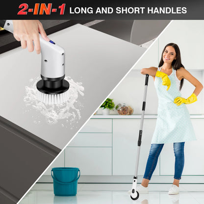 Multi-functional Spin Scrubber Rotary Cleaning Brush