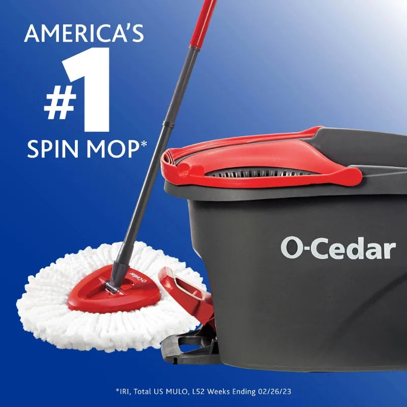 O-Cedar EasyWring Microfiber Spin Mop and Bucket Cleaning System