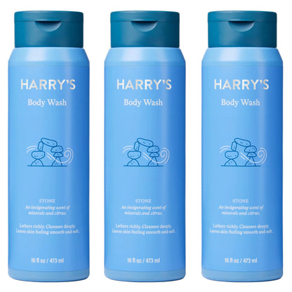 Harry's Men's Body Wash Shower Gel - Spring, 16 Fl Oz (Pack of 3) 16 Fl Oz (Pack of 3)