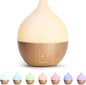 Essential Oil Diffuser, 100ml Small Aromatherapy Diffuser with Auto Shut-Off Function, Ultrasonic Diffusers for Essential Oils, Cool Mist Humidifier with Warm White Lights, for Office Home