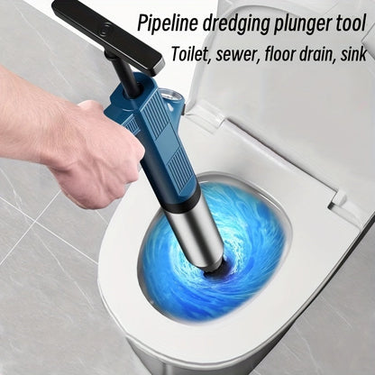 Highpressure Stainless Steel Plunger Set for Efficient Toilet Dredging