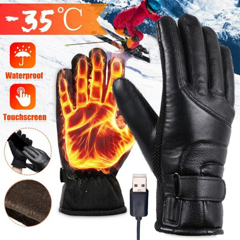 Electric USB Heated Gloves Windproof