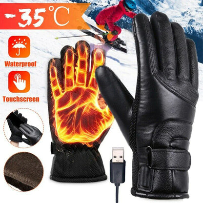 Electric USB Heated Gloves Windproof